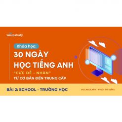 Khoá học Tiếng Anh